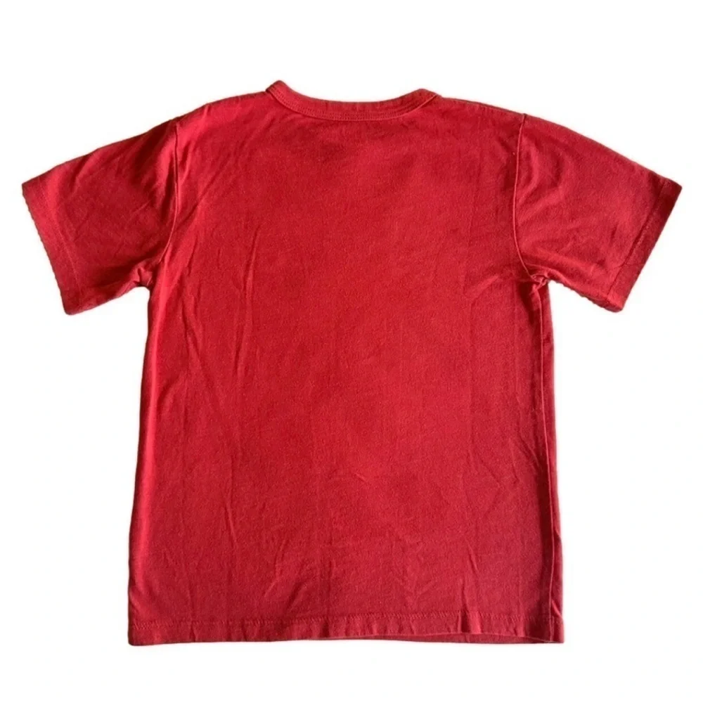 Children's Place Small 5/6 Boys Red Gamer Cotton Graphic Tee Shirt